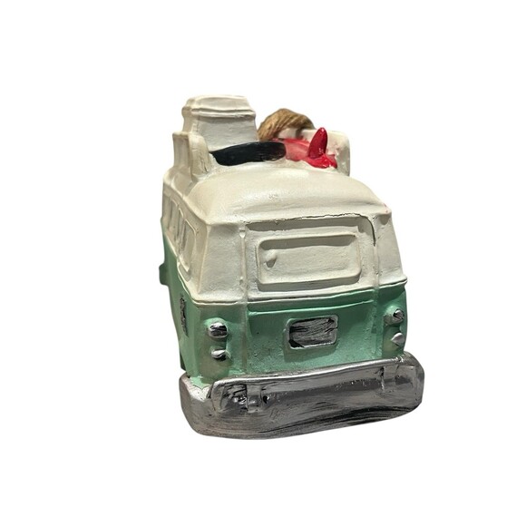 Volkswagen Van Bus Mint Color Hanging Birdhouse Bird House - Picture 3 of 6